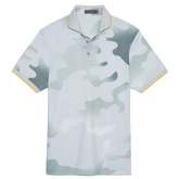 Alternate View 4 of Camo Modern Spread Rib Collar Tech Jersey Slim Fit Polo