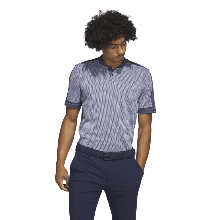 Adidas textured polo shop