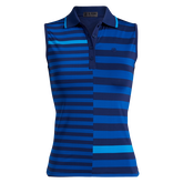 Alternate View 2 of Bold Stripe Sleeveless Polo Shirt