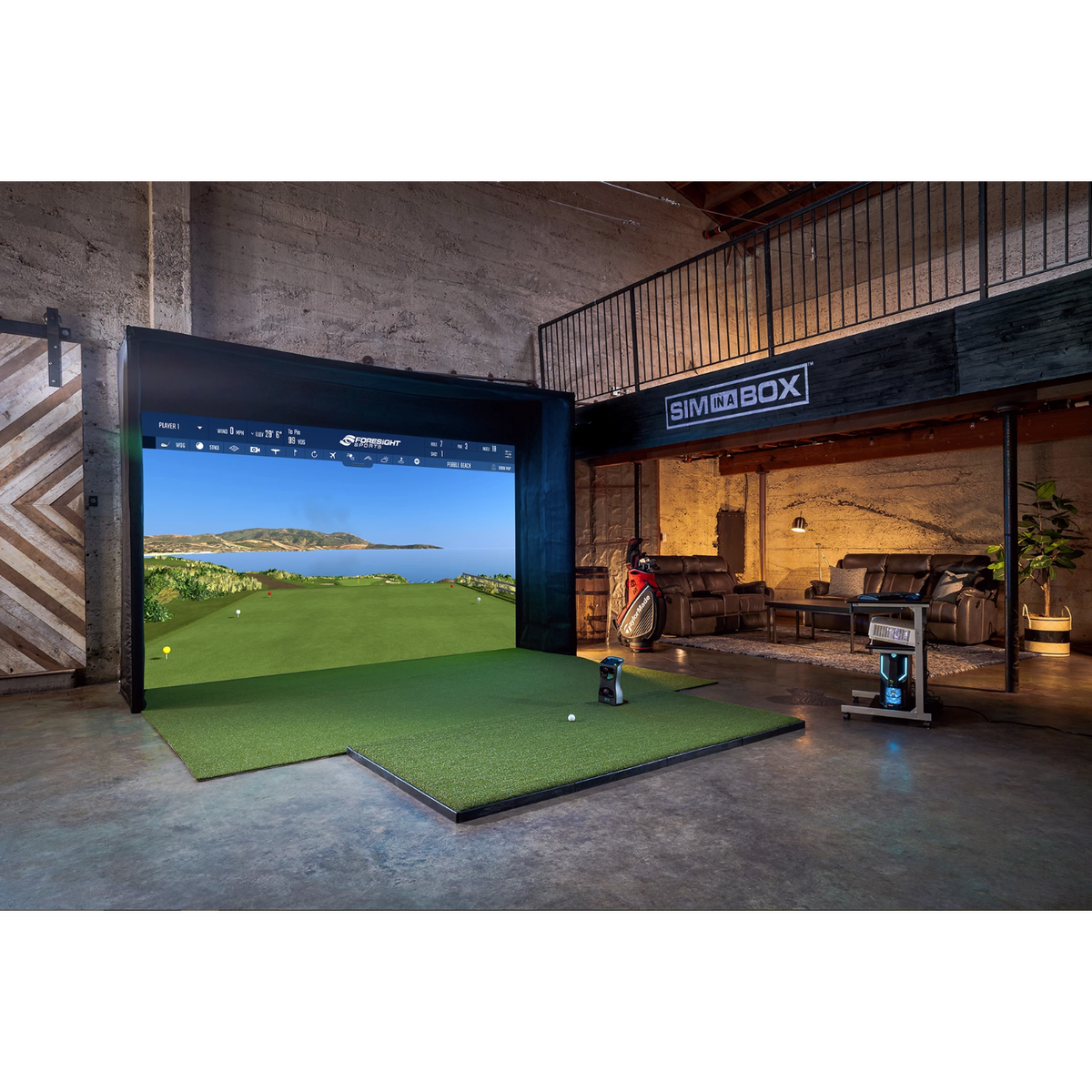 FORESiGHT Sports SiminaBox Eagle Plus Package Simulator PGA TOUR