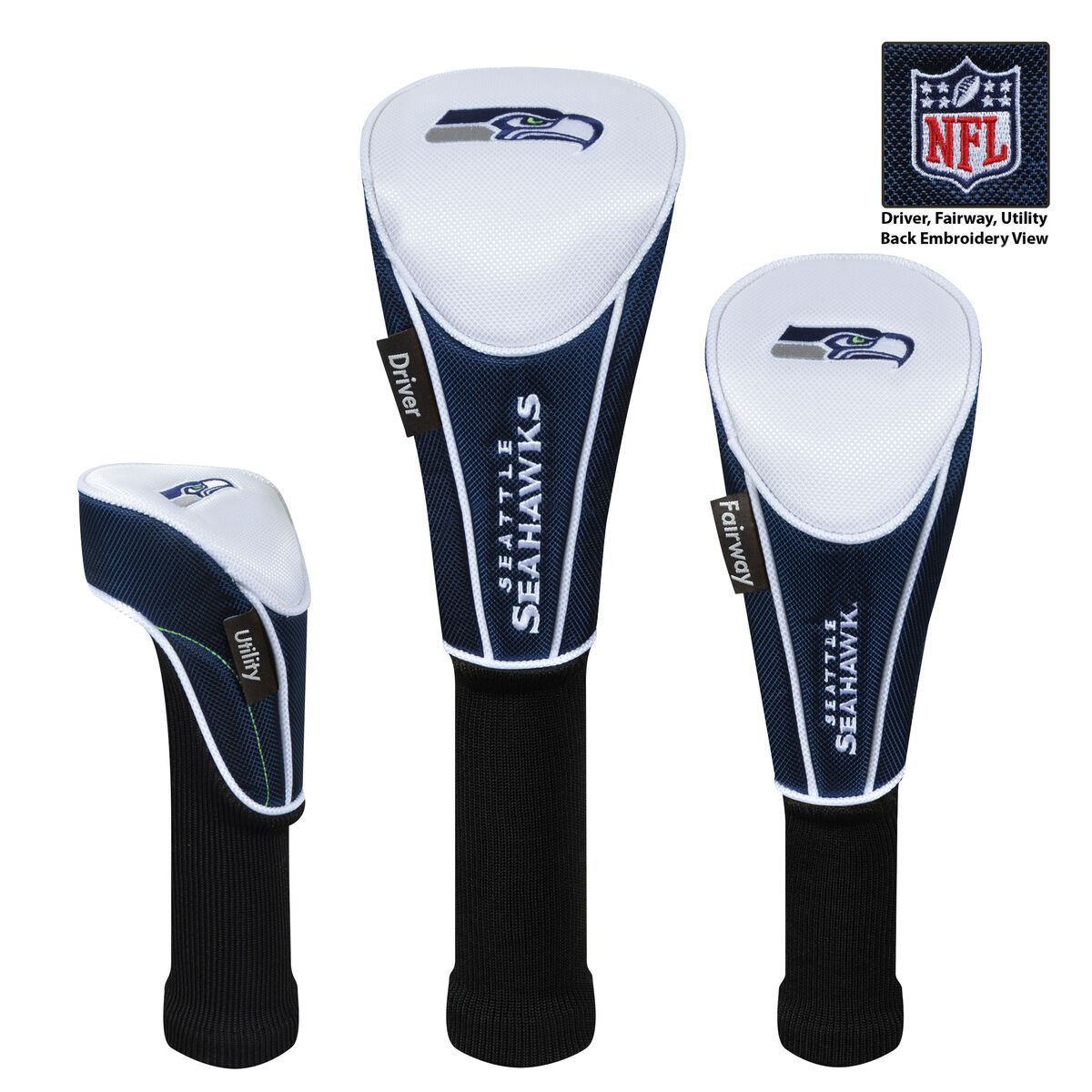 Seattle Seahawks 3Pk Headcovers PGA TOUR Superstore