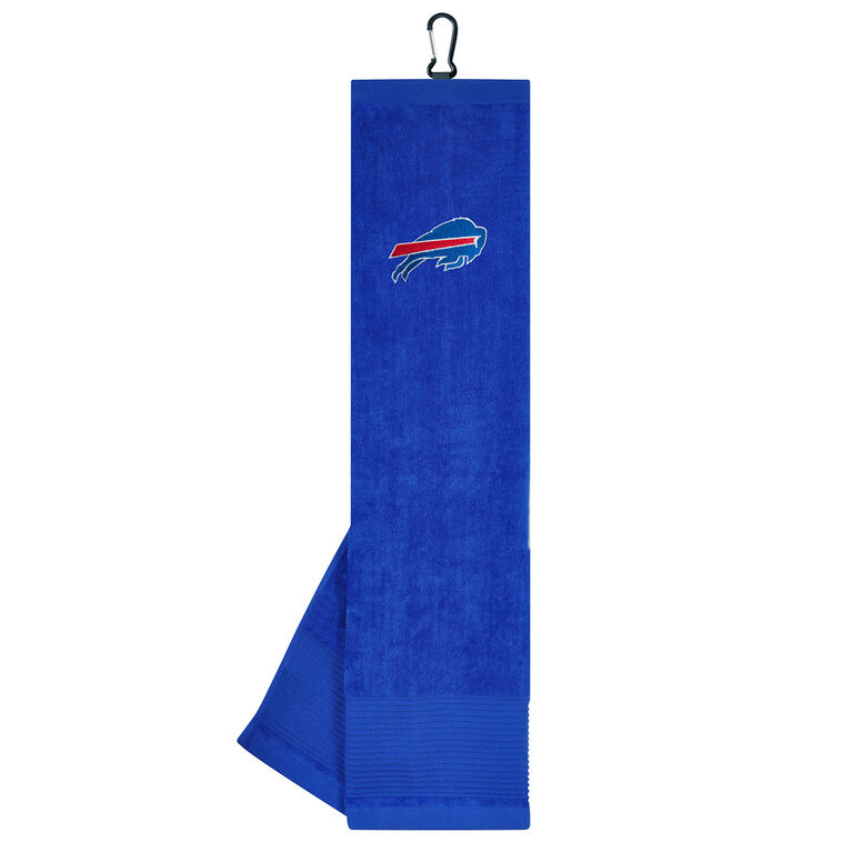 Team Effort Buffalo Bills Face/Club Tri-Fold Embroidered Towel