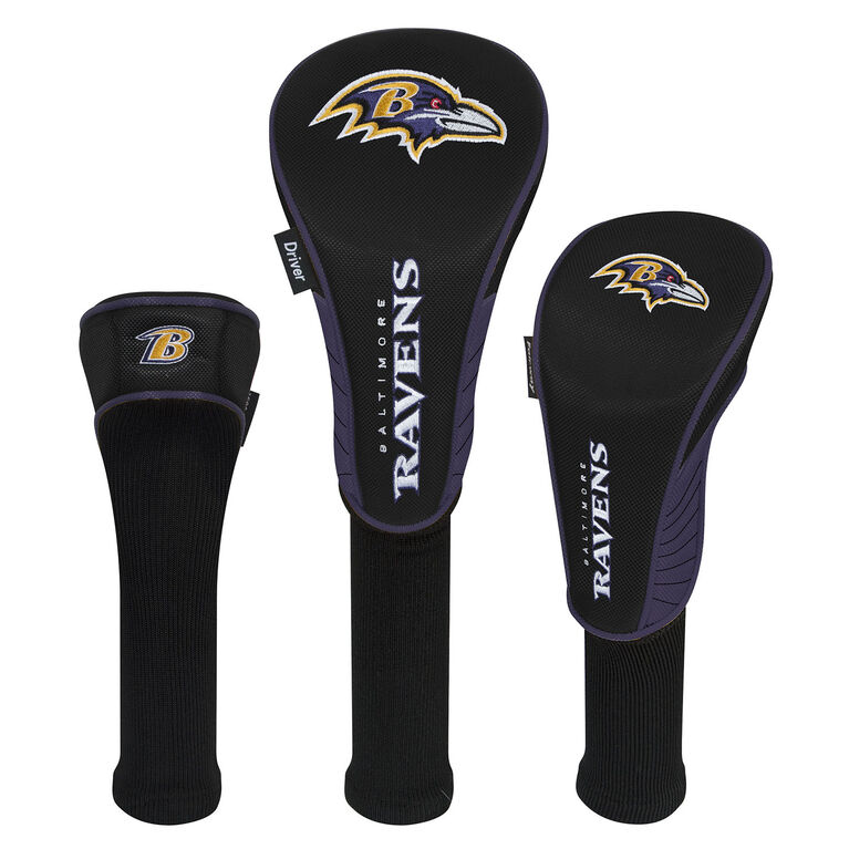 Team Effort Baltimore Ravens Set of 3 Headcovers