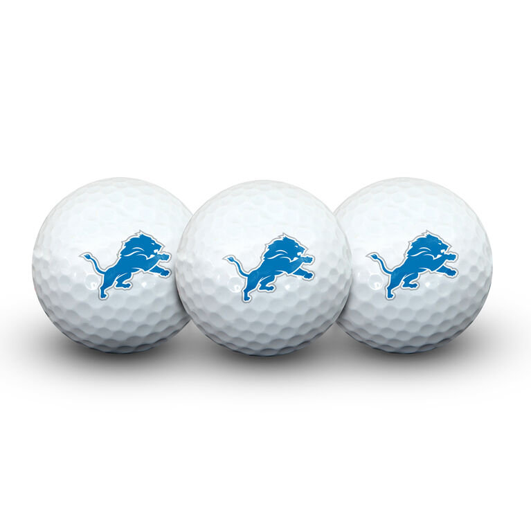 Team Effort Detroit Lions Golf Ball 3 Pack