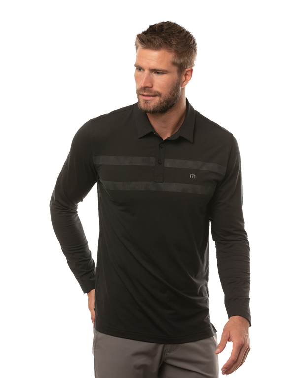 TravisMathew Heater Long Sleeve Polo PGA TOUR Superstore