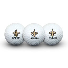 Team Effort New Orleans Saints Golf Ball 3 Pack