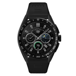 Connected Calibre E4 45MM Titanium Rubber Smartwatch