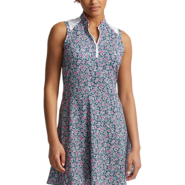 Floral Hybrid Jersey Dress