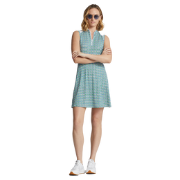 Graphic Paneled Airflow Jersey Dress