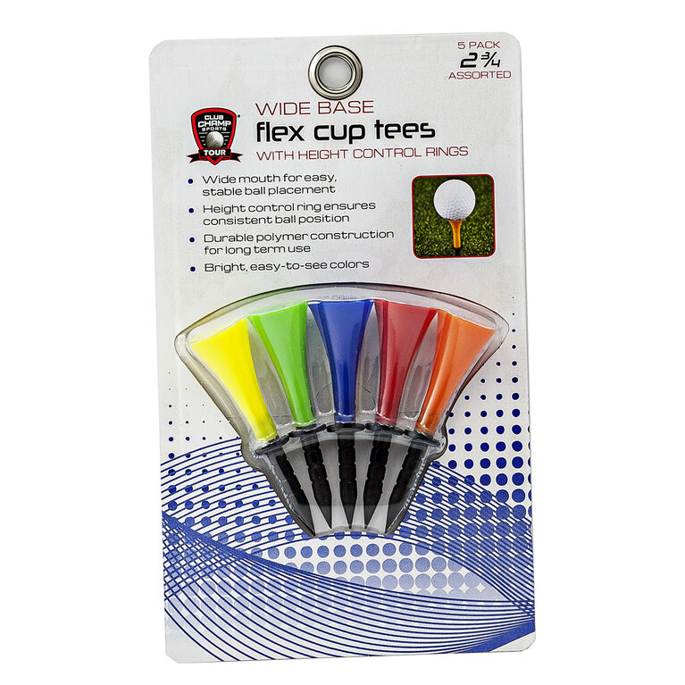 Golf Gifts &amp; Gallery Flex Cup Wide Base Tees in package