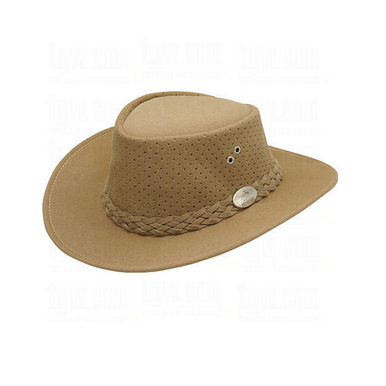 Aussie Chiller Bushie Perforated Hat Camel Shop Aussie Golf Headwear