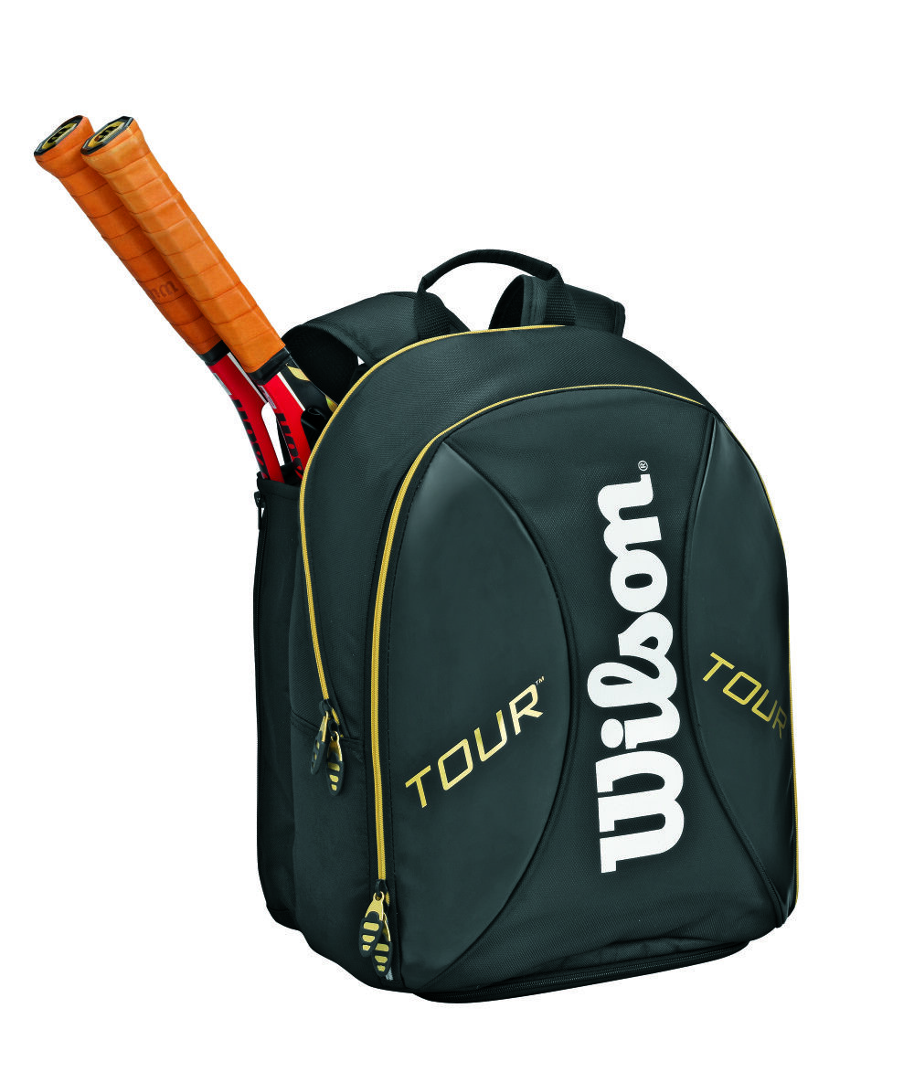 Wilson tour outlet backpack black