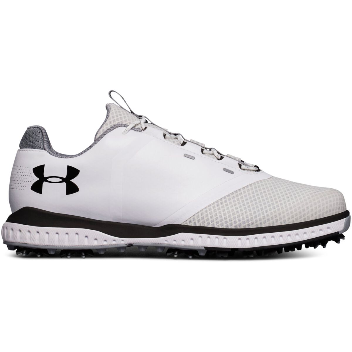 Under Armour Fade RST Men's Golf Shoe - White/Black | PGA TOUR Superstore