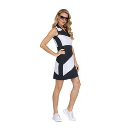 Pink Rendezvous Collection:  Sinclair Color Block Sleeveless Dress