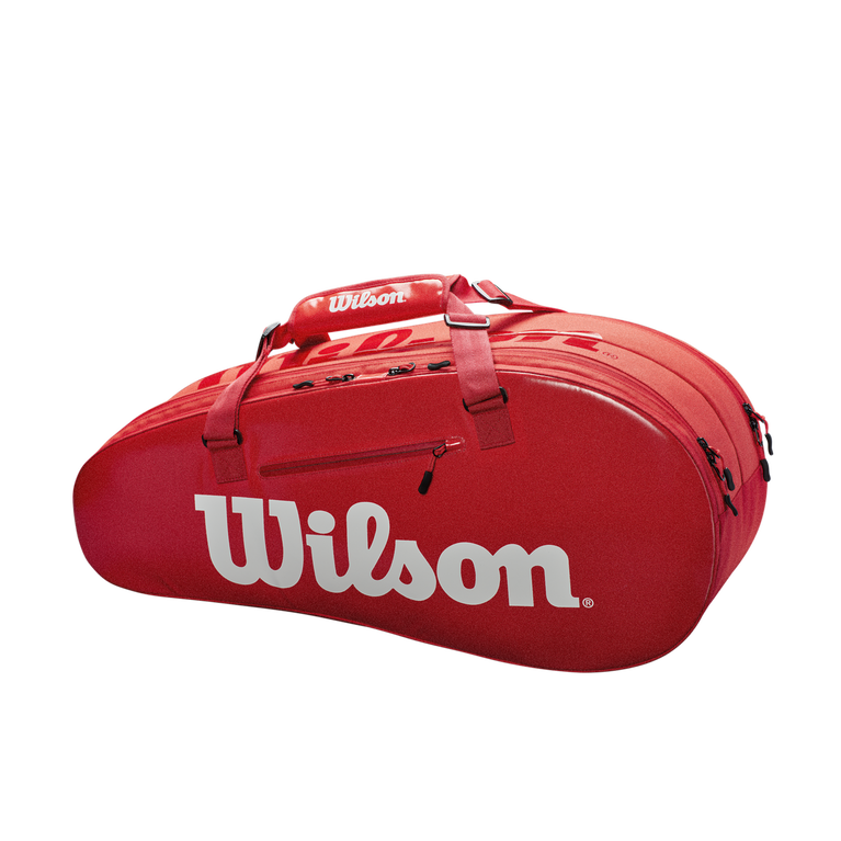 Wilson Small Super Tour 2 Compartment Tennis Bag - Red