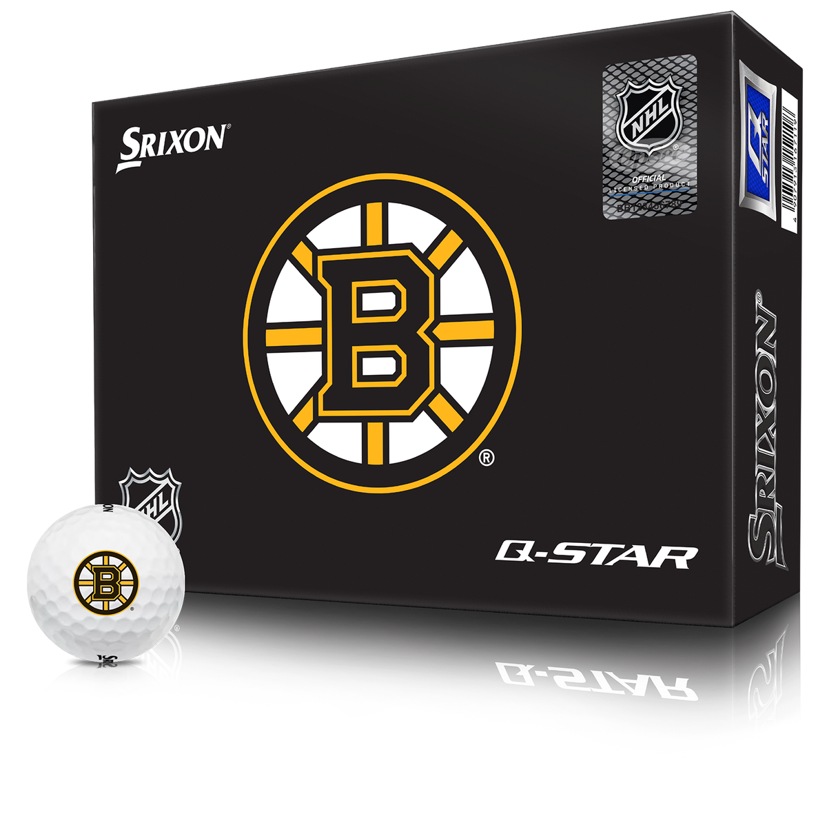 Srixon QSTAR 5 NHL Logo Golf Balls Boston Bruins PGA TOUR Superstore