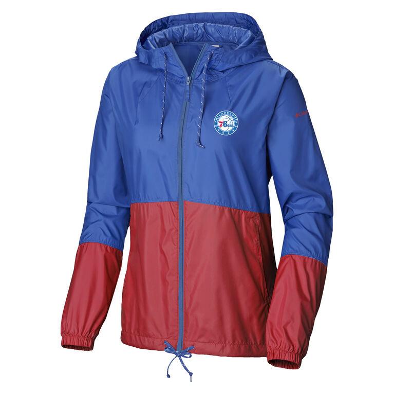 Columbia Philadelphia 76ers Women's Windbreaker