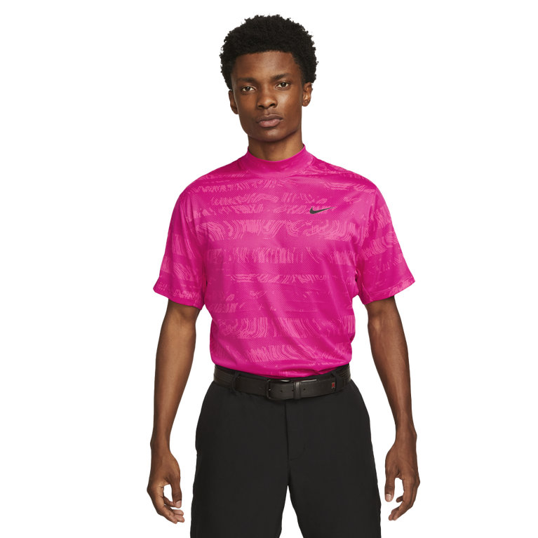 Nike Dri FIT ADV Tiger Woods Mock Neck Golf Polo PGA TOUR Superstore