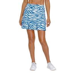 Royal Bungalow Collection: Gaia Zebra Print 18&quot; Pull On Skort