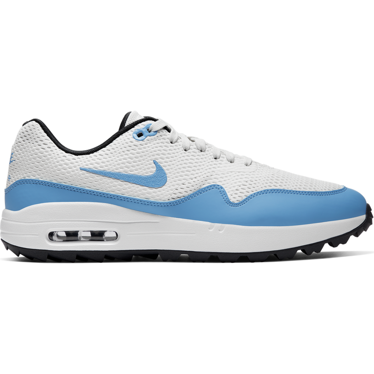 Nike Air Max 1 G Men's Golf Shoe - White/Carolina Blue