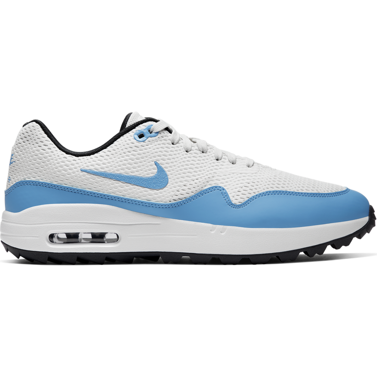 Air Max 1 G Men's Golf Shoe - White/Carolina Blue