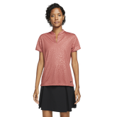 Dri-FIT Victory Women&#39;s Animal Embossed Short Sleeve Polo Shirt