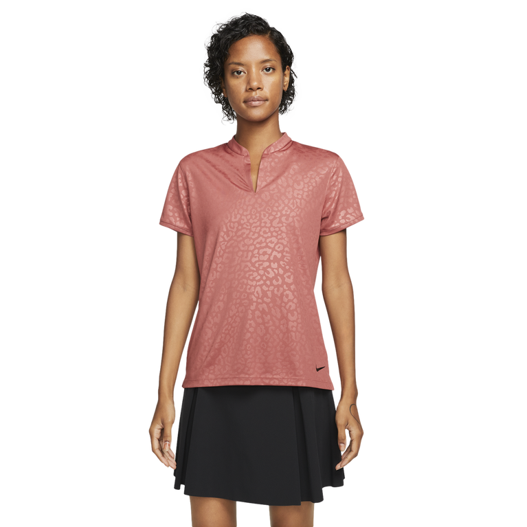 Dri-FIT Victory Women&#39;s Animal Embossed Short Sleeve Polo Shirt