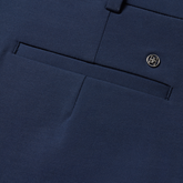 Alternate View 3 of High Rise Pleated Stretch Twill 4.5&quot; A-Line Short