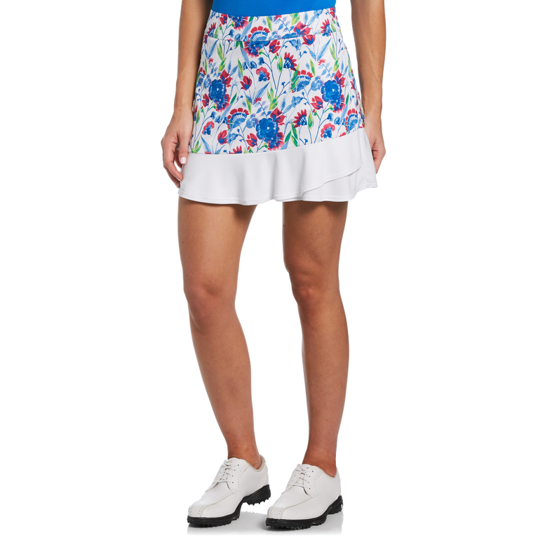 PGA TOUR Apparel Floral Print Flounce Golf Skort PGA TOUR Superstore