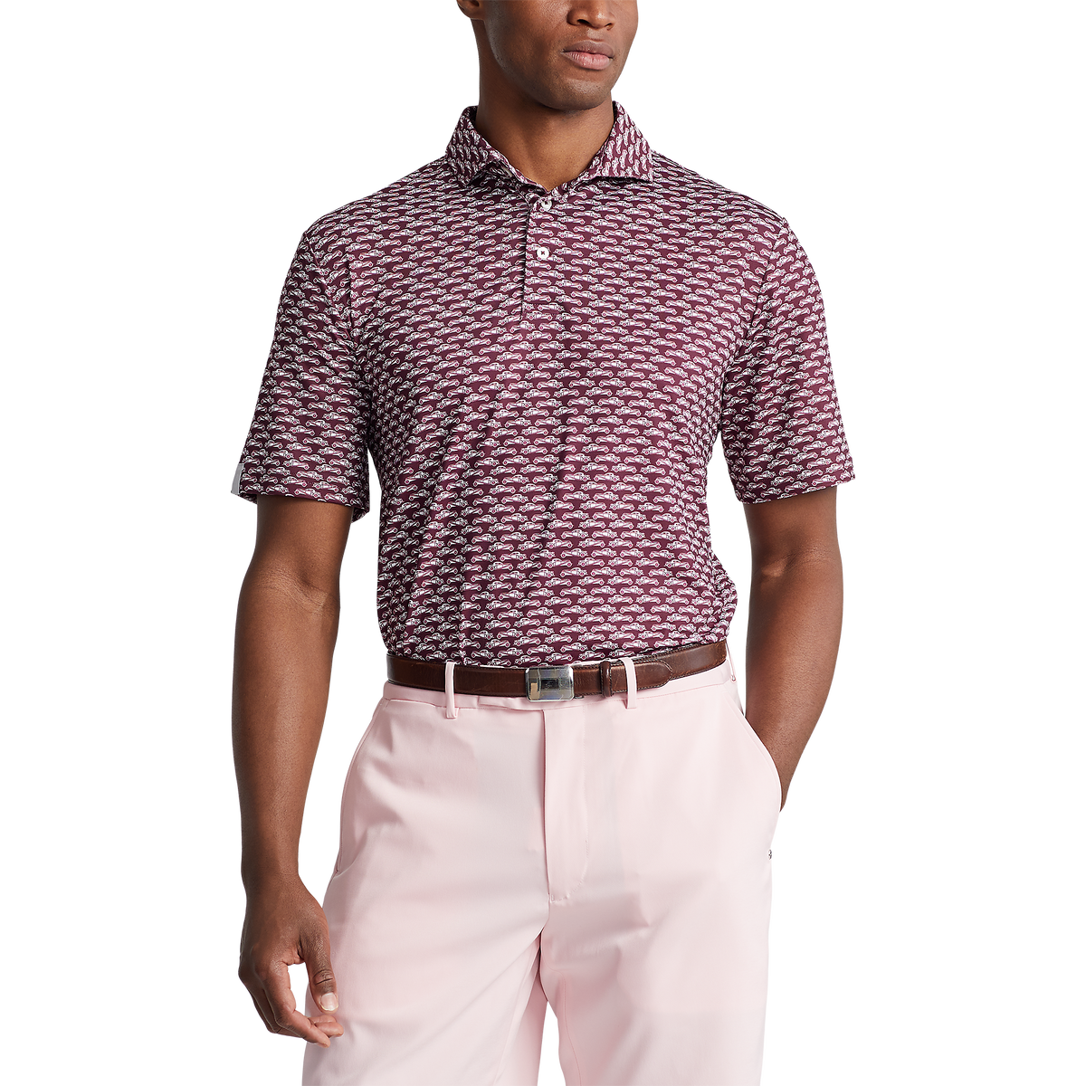 RLX Golf Classic Fit Performance Print Polo Shirt PGA TOUR Superstore