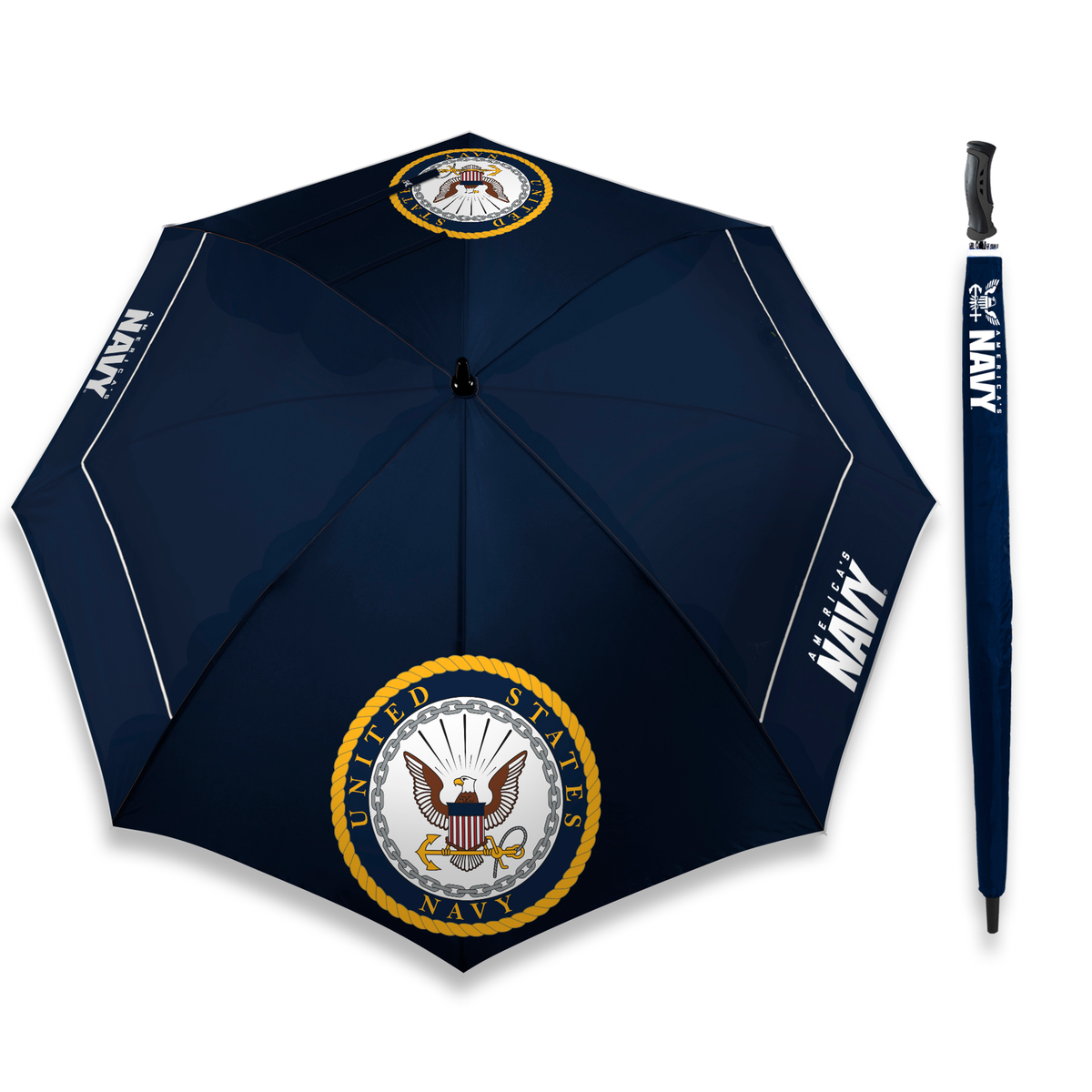 Team Effort Navy 62" WindSheer Lite Umbrella PGA TOUR Superstore