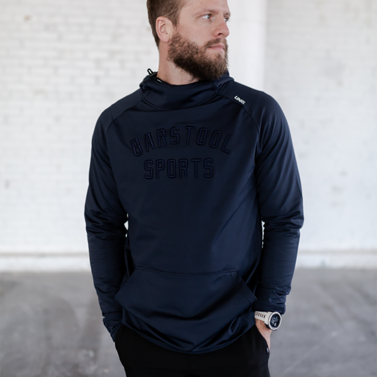 UNRL X Barstool Sports Monochrome Crossover Hoodie II PGA