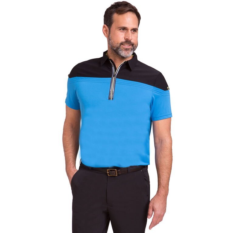 Jamie Sadock Short Sleeve Contrast Shoulder Polo PGA TOUR Superstore