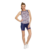 Alternate View 1 of Prismic Leopard Collection: Fox Painted Leopard Tank Top