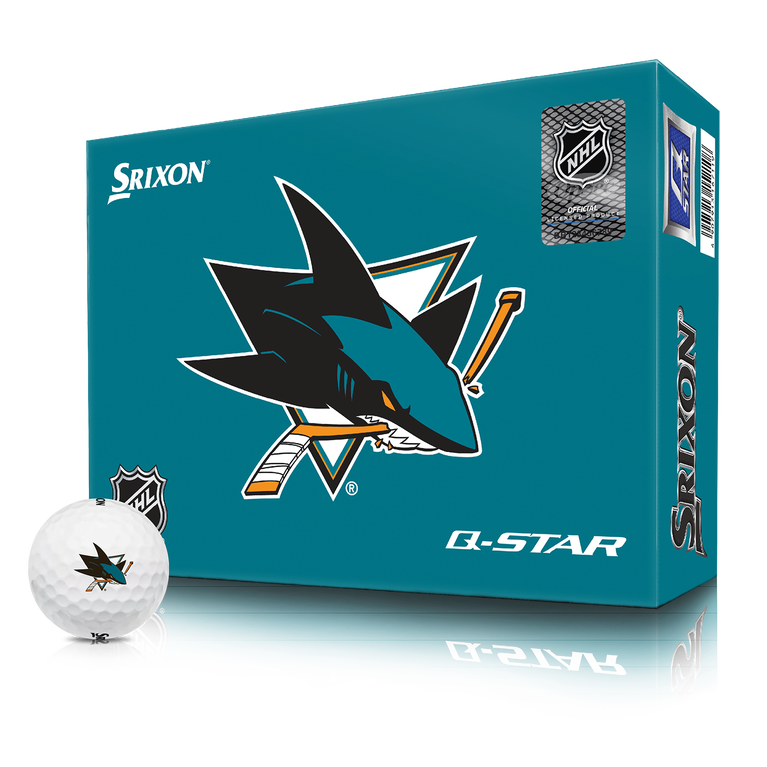 Srixon QSTAR 5 NHL Logo Golf Balls San Jose Sharks PGA TOUR Superstore