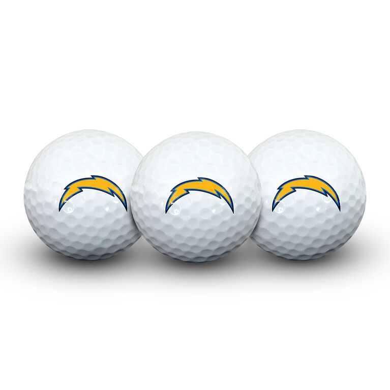 Team Effort Los Angeles Chargers Golf Ball 3 Pack