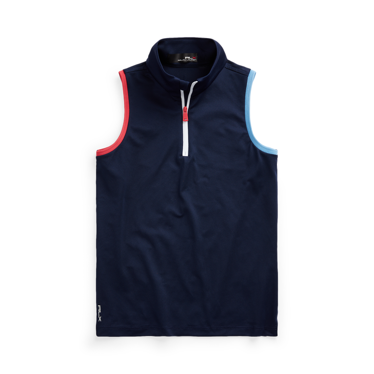 RLX Golf Girls Sleeveless Performance Quarter Zip Pullover PGA TOUR