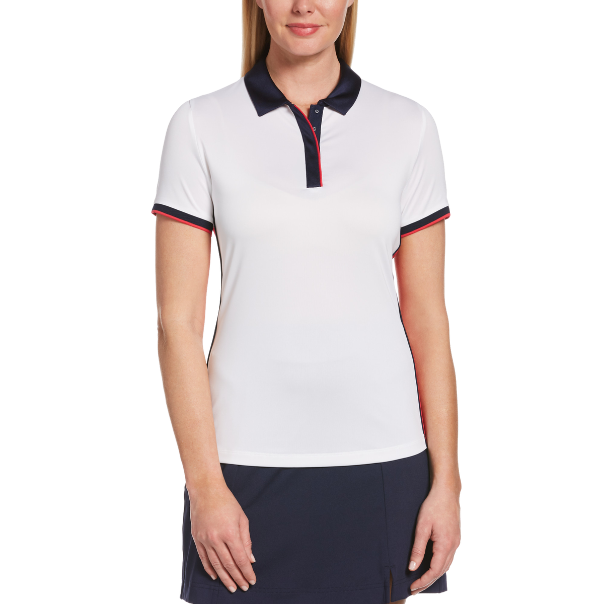 Callaway Color Block Swing Tech Short Sleeve Golf Polo Shirt PGA TOUR