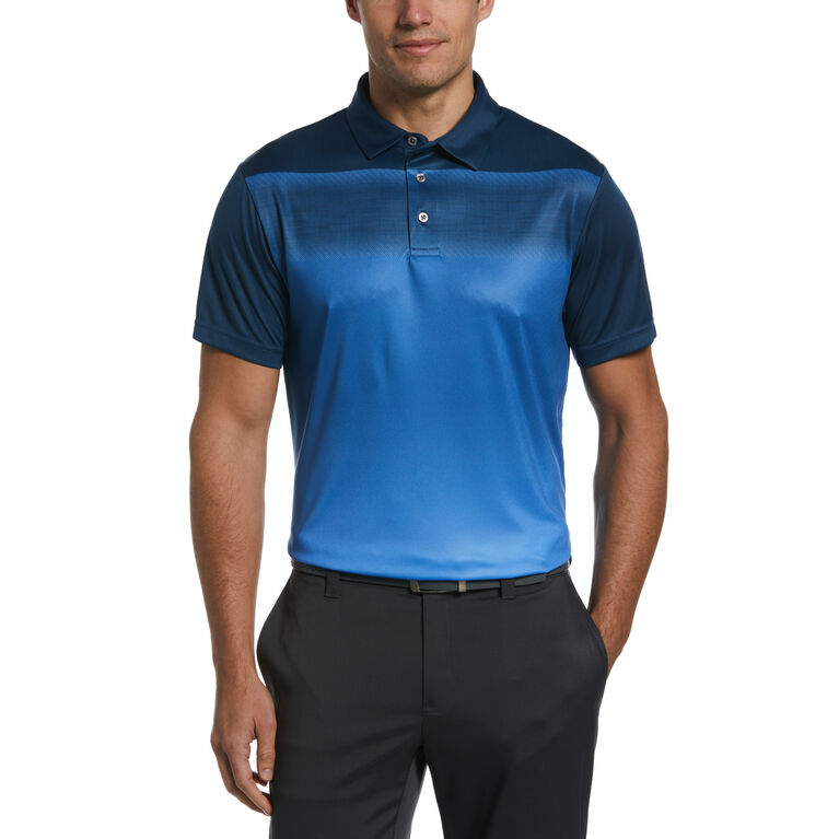 PGA TOUR Apparel Blocked Print Polo | PGA TOUR Superstore