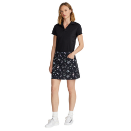 Racquet Print Aim Pleated  17&quot; Skort