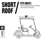 Alternate View 5 of Classic Cart Accessories Fairway Deluxe Golf Car Enclosure - Short Roof