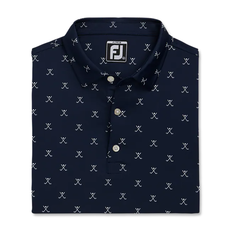 FootJoy Junior Golf Print Polo PGA TOUR Superstore