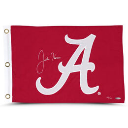 Justin Thomas Autographed University of Alabama Pin Flag