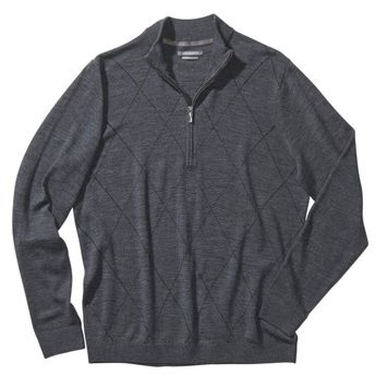 Ashworth Diamond Merino Wool Half Zip Sweater Pga Tour Superstore