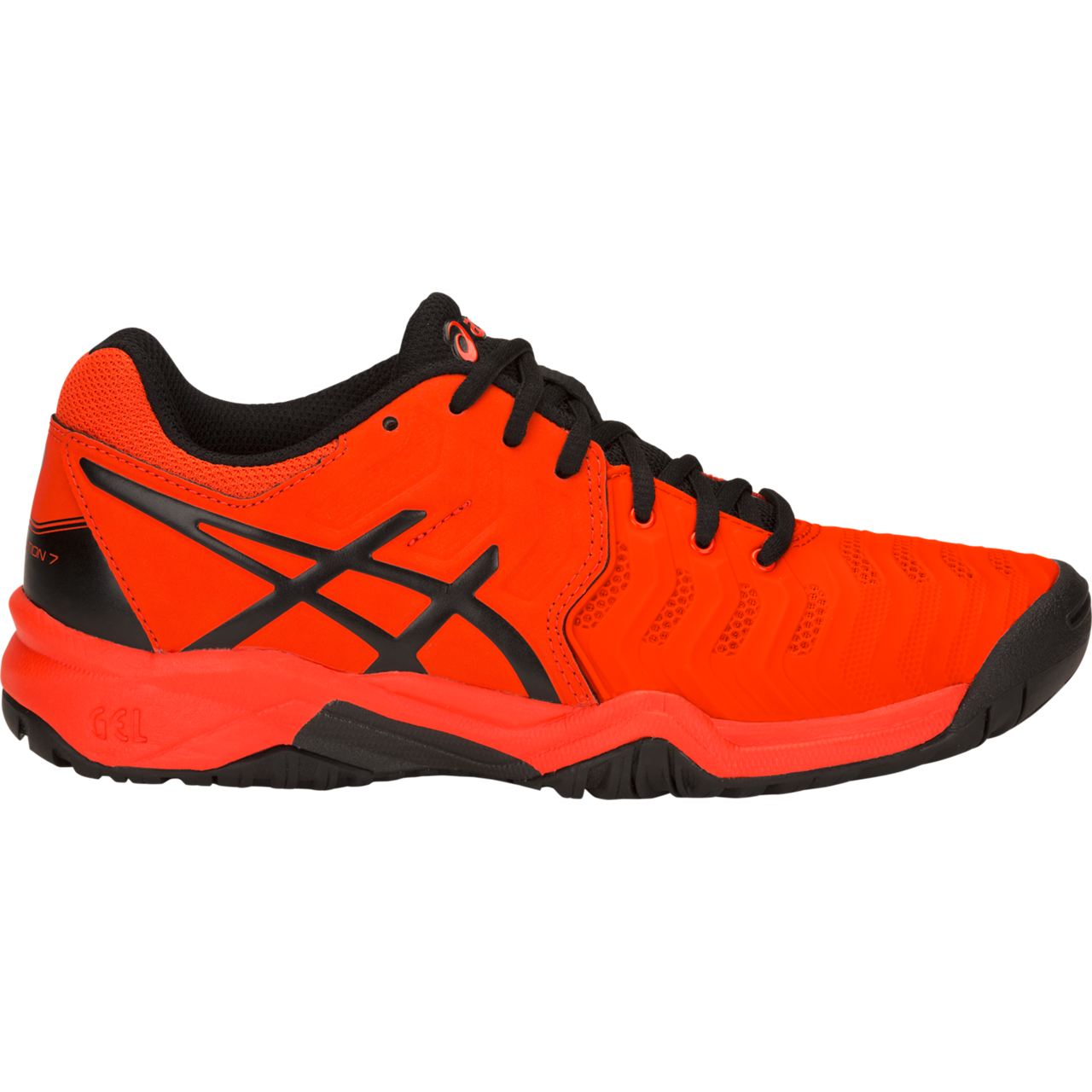 asics orange tennis shoes