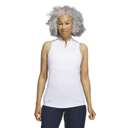 Racerback Sleeveless Quarter Zip Top
