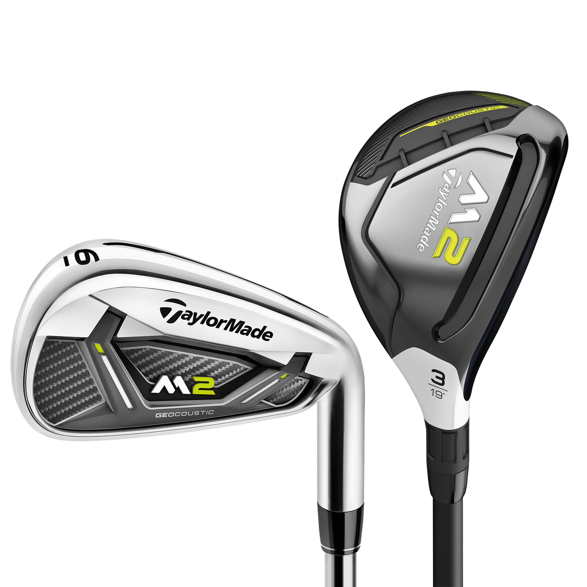 TaylorMade M2 Graphite Mens Right Hand 4 Hybrid 22* Regular - REAX 65