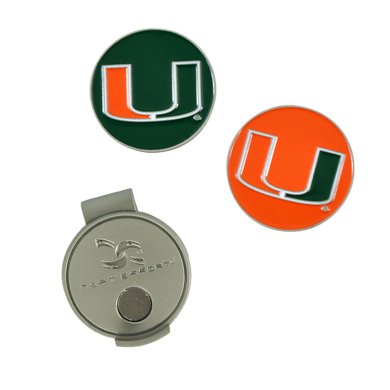 Team Effort Miami Hurricanes  Hat Clip