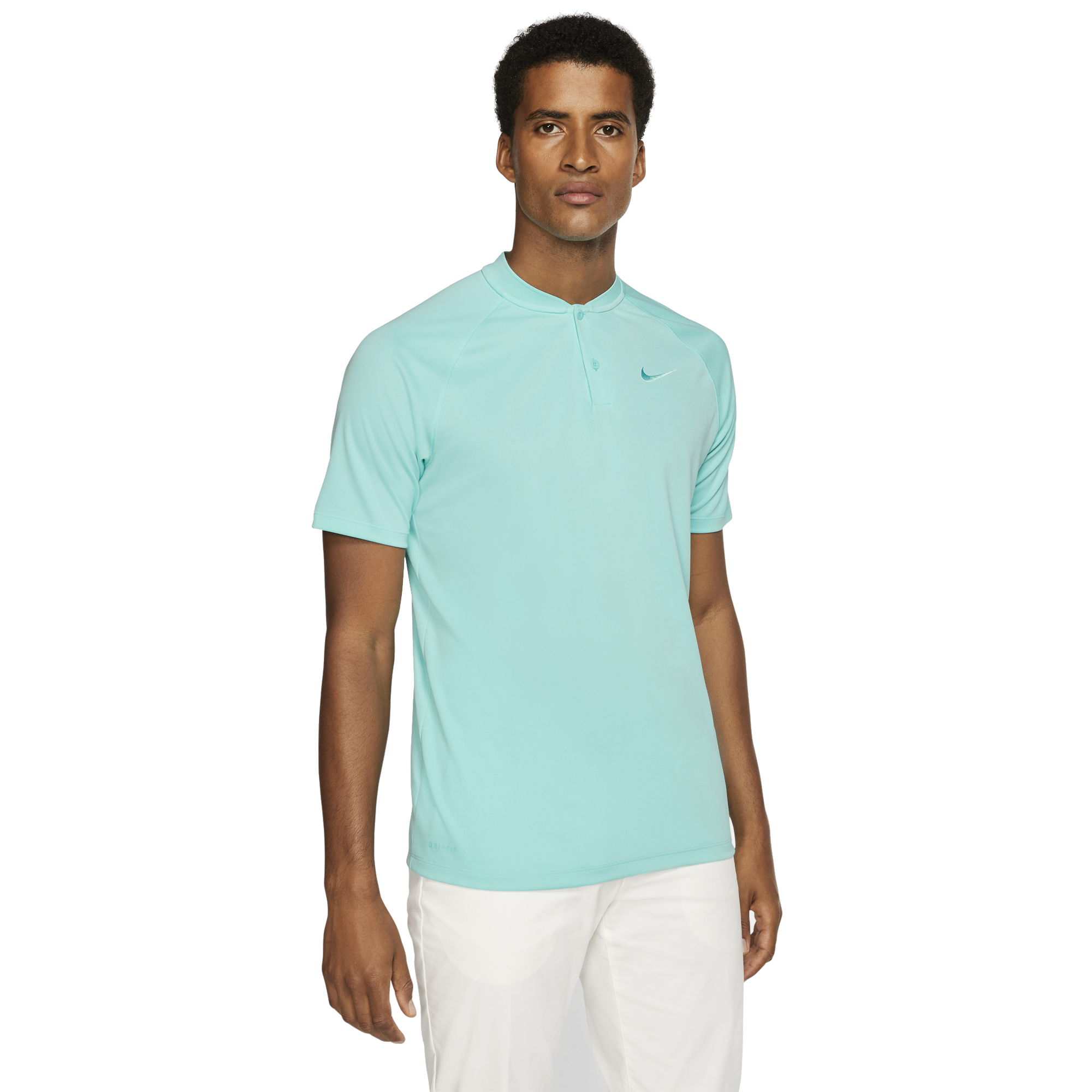 nike men's dry momentum blade collar golf polo