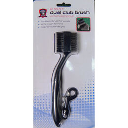 Dual Club Brush - w/ Plastic Clip